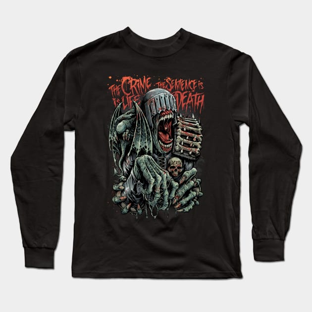 Judge Death Long Sleeve T-Shirt by Ottyag